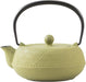 Iwachu Teapot 0.55L Gold/Green Lattice Pattern Enamel Interior Nambu Ironware-Kiichin - The #1 Place for Japanese Goods in Your Hand!