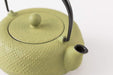 Iwachu Teapot 0.55L Gold/Green Lattice Pattern Enamel Interior Nambu Ironware-Kiichin - The #1 Place for Japanese Goods in Your Hand!