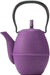 Iwachu Nambu Ironware Teapot Rice Silver Grape 0.6L Enameled Interior-Kiichin - The #1 Place for Japanese Goods in Your Hand!
