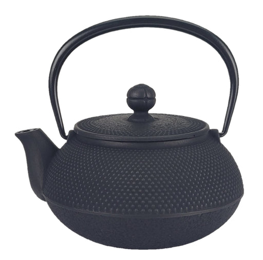 Iwachu Arare Black Teapot 0.65L Enameled Interior Nanbu Ironware 12302-Kiichin - The #1 Place for Japanese Goods in Your Hand!