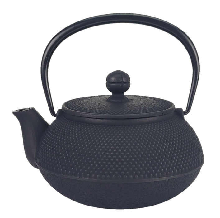Iwachu Arare Black Teapot 0.65L Enameled Interior Nanbu Ironware 12302-Kiichin - The #1 Place for Japanese Goods in Your Hand!