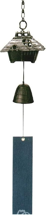 Iwachu Azumaya Wind Chime Small Black Nambu Ironware Model 27006-Kiichin - The #1 Place for Japanese Goods in Your Hand!