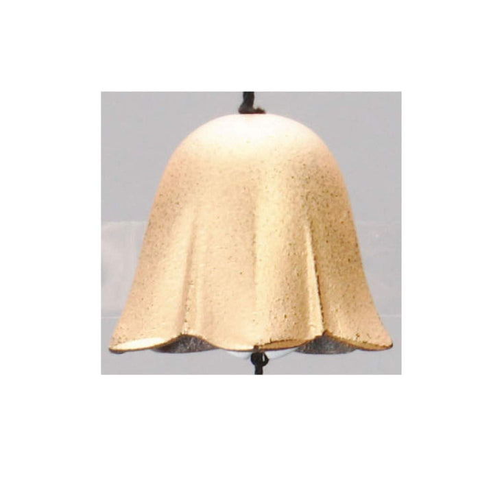 Iwachu Nambu Ironware Gold Flower Wind Chime 5cm 27075-Kiichin - The #1 Place for Japanese Goods in Your Hand!