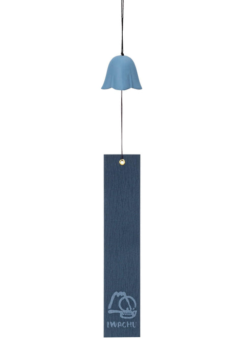 Iwachu Nambu Ironware Wind Chime Flower Design Sky Blue 5x5x5Cm-Kiichin - The #1 Place for Japanese Goods in Your Hand!