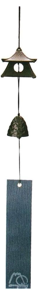 Iwachu Black Nambu Iron Wind Chime Lantern Extra Small 27001 Design-Kiichin - The #1 Place for Japanese Goods in Your Hand!