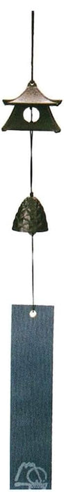 Iwachu Black Nambu Iron Wind Chime Lantern Extra Small 27001 Design-Kiichin - The #1 Place for Japanese Goods in Your Hand!
