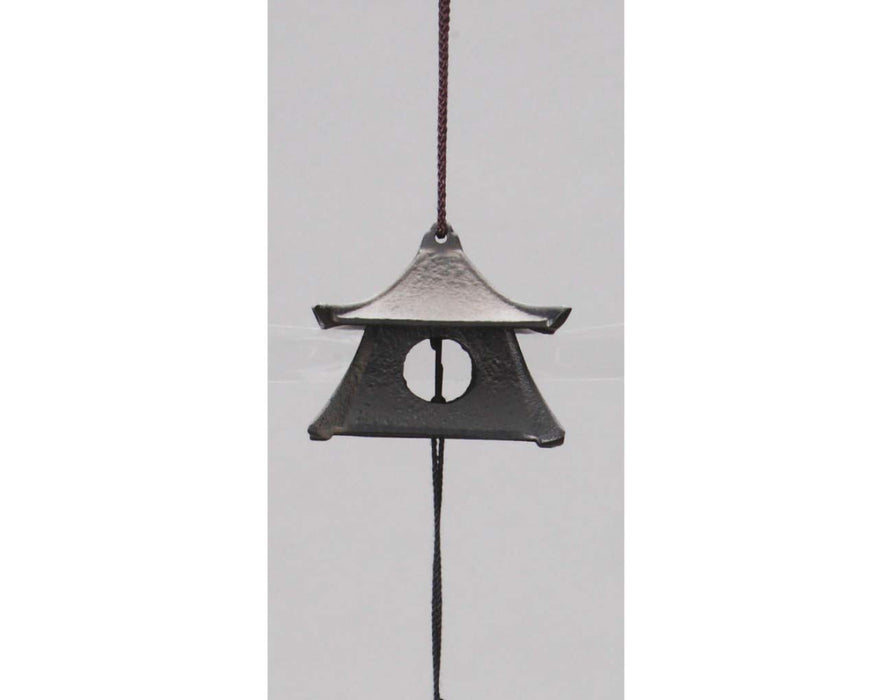 Iwachu Black Nambu Iron Wind Chime Lantern Extra Small 27001 Design-Kiichin - The #1 Place for Japanese Goods in Your Hand!