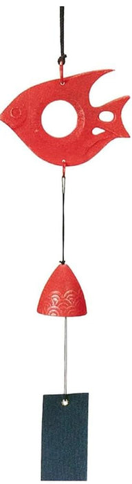 Iwachu Nambu Ironware Tropical Fish Wind Chime Gold Red 14cm Japan-Kiichin - The #1 Place for Japanese Goods in Your Hand!