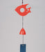 Iwachu Nambu Ironware Tropical Fish Wind Chime Gold Red 14cm Japan-Kiichin - The #1 Place for Japanese Goods in Your Hand!