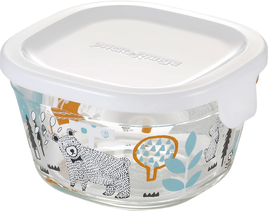 Iwaki 200ml Heat-Resistant Glass Airtight Container Square Mori No Nakade