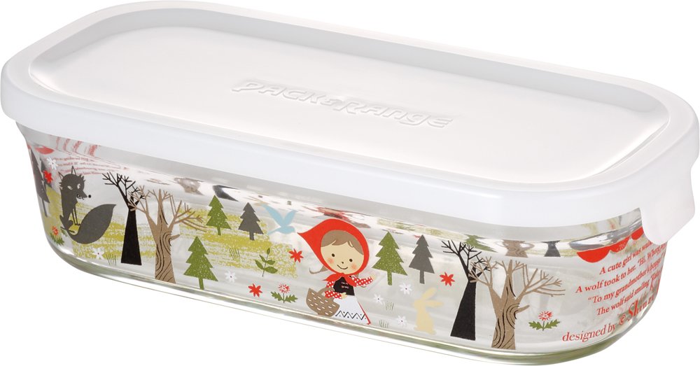 Iwaki Heat-Resistant Glass Butter Storage Container 500ml Medium Rectangular