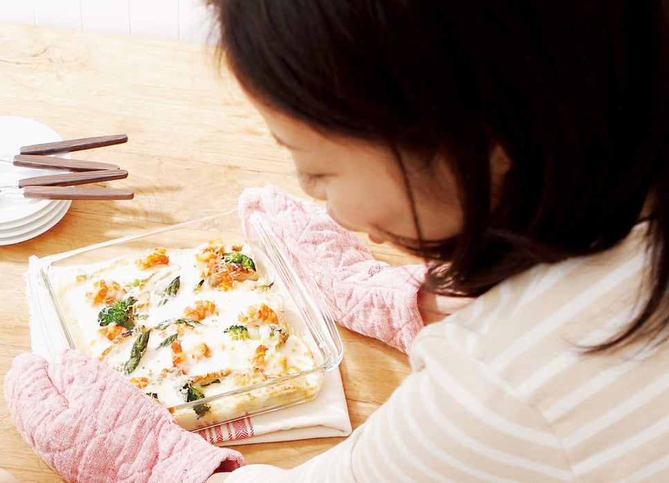 Iwaki Heat-Resistant Glass Cake Pan Baking Square 25.5x21x6 cm