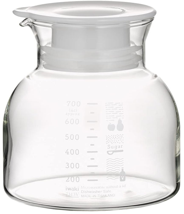Iwaki Heat-Resistant Glass Vinegar and Fruit Container 750ml T7313V-W
