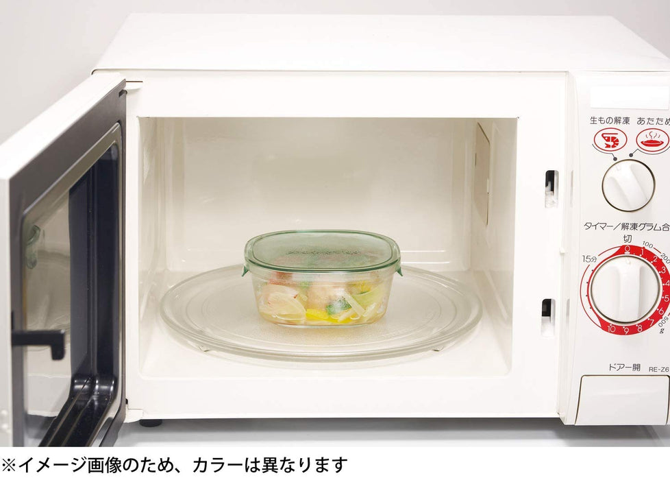 Iwaki Medium Pink Rectangular Glass Storage Container 500Ml Microwave Safe