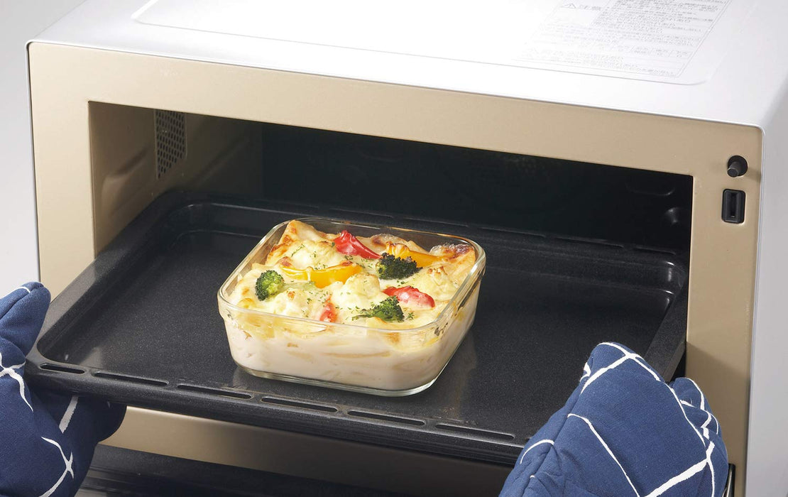 Iwaki Pink Heat-Resistant Glass Storage Container Medium 800Ml KC3247N-P