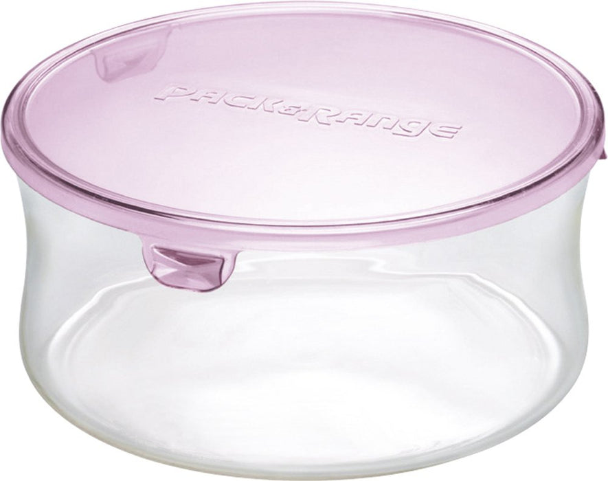 Iwaki Pack and Range Pink 380ml KT7401P Food Storage Container