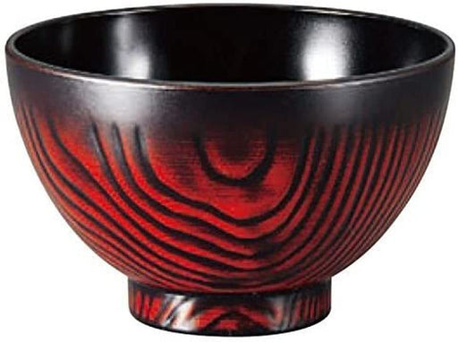 J-Kitchens 4-Inch Chestnut Soup Bowl Akebono Black Inner Japan Made-Kiichin - The #1 Place for Japanese Goods in Your Hand!