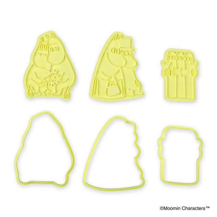 Kai Corporation Moomin Valley Friends Cookie Cutter Set 3 Pack DN0602-Kiichin - The #1 Place for Japanese Goods in Your Hand!