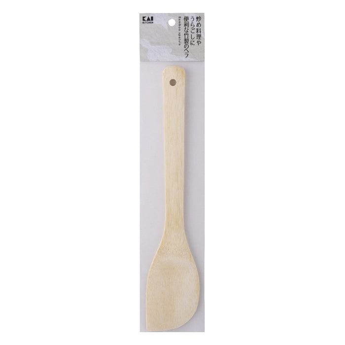 Kai Kitchen 30CM Bamboo Spatula for Stir-Frying Beige DH8102