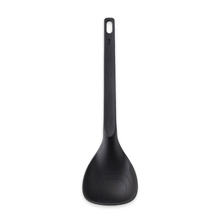 Kai Corporation Black Kasanaru Ladle Easy Clean Dishwasher Safe Stackable-Kiichin - The #1 Place for Japanese Goods in Your Hand!