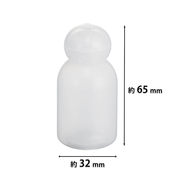 Kai Corporation 30ml Cosmetic Bottle Milky White Clear Travel Container