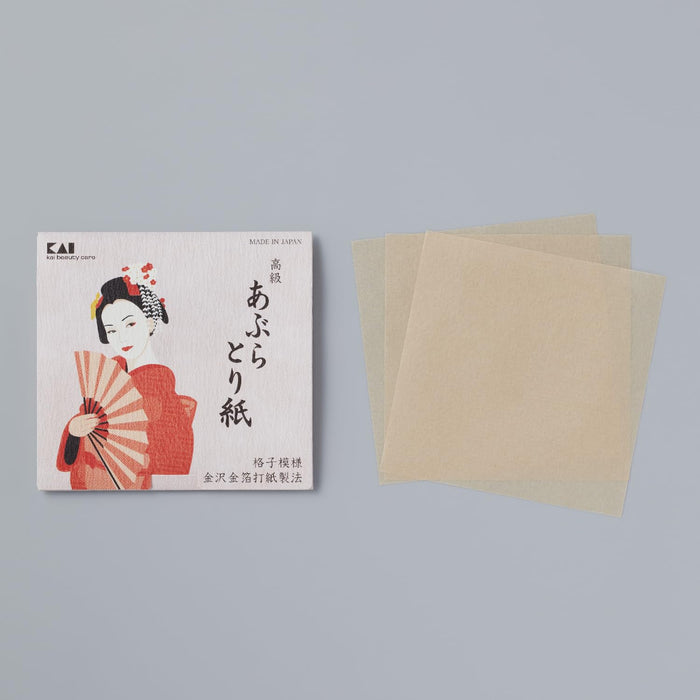 Kai Premium Oil Blotting Paper Gold Leaf Method Kq3016