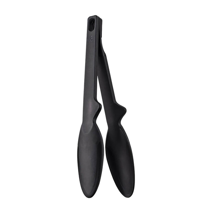 Kai Corporation Kasanaru De5777 Black Tongs Dishwasher Safe Easy Clean Stackable-Kiichin - The #1 Place for Japanese Goods in Your Hand!