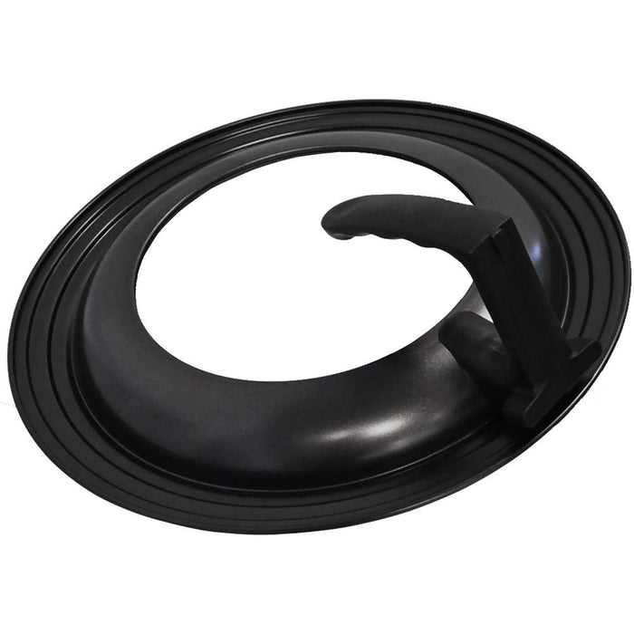 Kai Corporation Glass Frying Pan Cover 26-30Cm Black Stand Rust Resistant-Kiichin - The #1 Place for Japanese Goods in Your Hand!