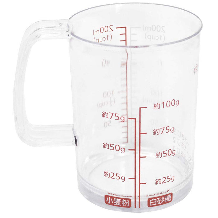 Kai Corporation Heat Resistant Measuring Cup 200ml Pours Anywhere Made in Japan-Kiichin - The #1 Place for Japanese Goods in Your Hand!
