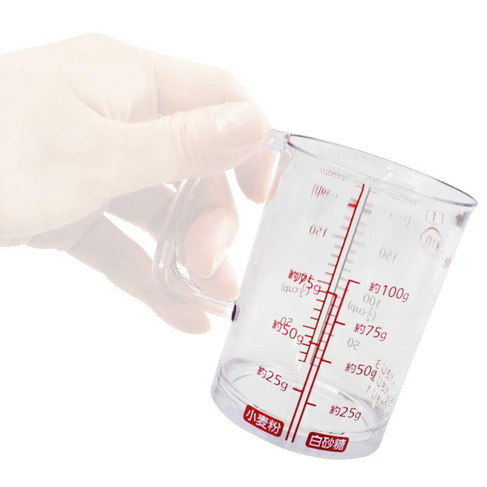 Kai Corporation Heat Resistant Measuring Cup 200ml Pours Anywhere Made in Japan-Kiichin - The #1 Place for Japanese Goods in Your Hand!
