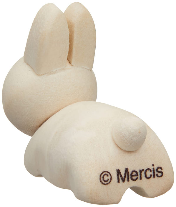 Kanesho Pottery White Rabbit Wooden Chopstick Rest 4cm Kanemasa Design-Kiichin - The #1 Place for Japanese Goods in Your Hand!