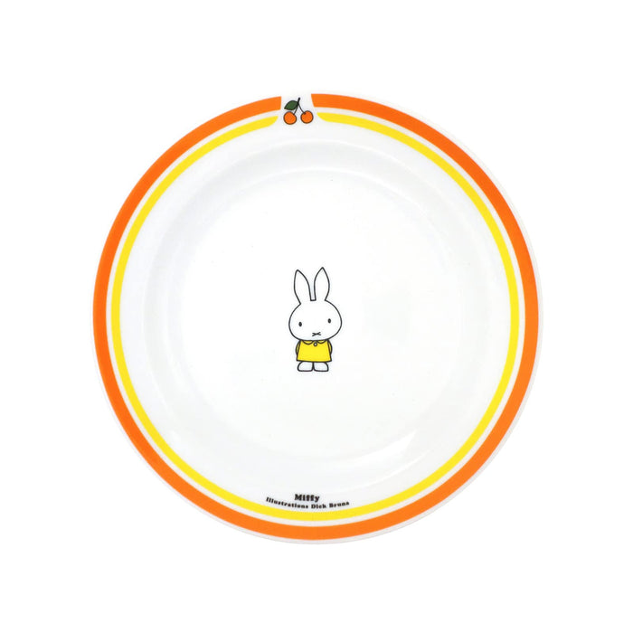 Kanesho Pottery Miffy Plate 20cm Retro Cafe Cherry Design Made in Japan-Kiichin - The #1 Place for Japanese Goods in Your Hand!