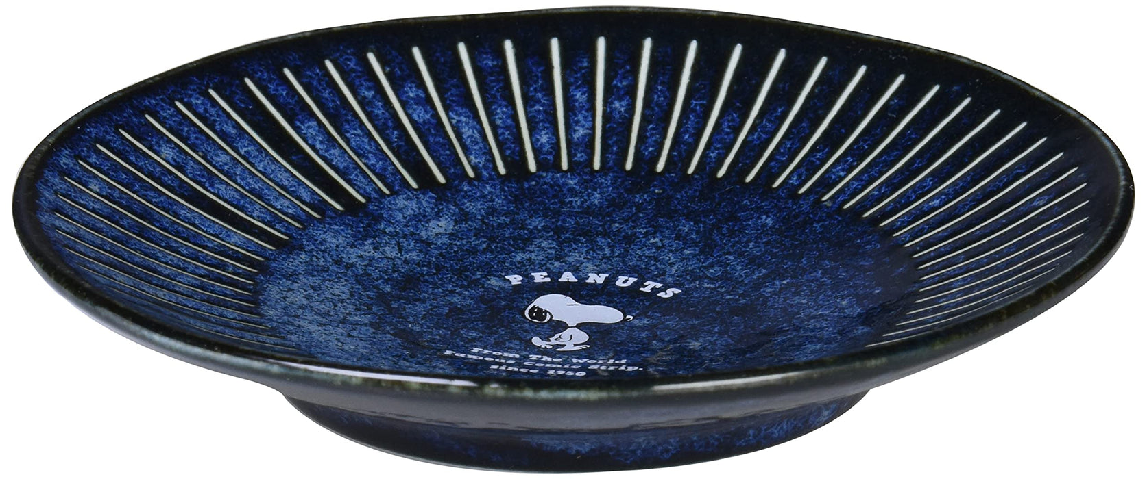 Kanesho Pottery Peanuts Snoopy Indigo Mini Plate 614112 - Stylish and Unique-Kiichin - The #1 Place for Japanese Goods in Your Hand!