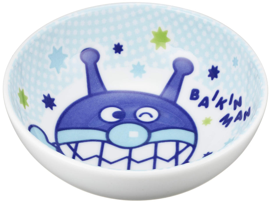 Kanesho Pottery Anpanman Baikinman Kids Bowl 12cm Blue Tableware-Kiichin - The #1 Place for Japanese Goods in Your Hand!