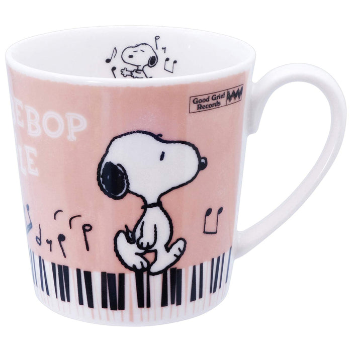 Kanesho Pottery Snoopy Peanuts Large Mug 350ml Music Design Made in Japan-Kiichin - The #1 Place for Japanese Goods in Your Hand!