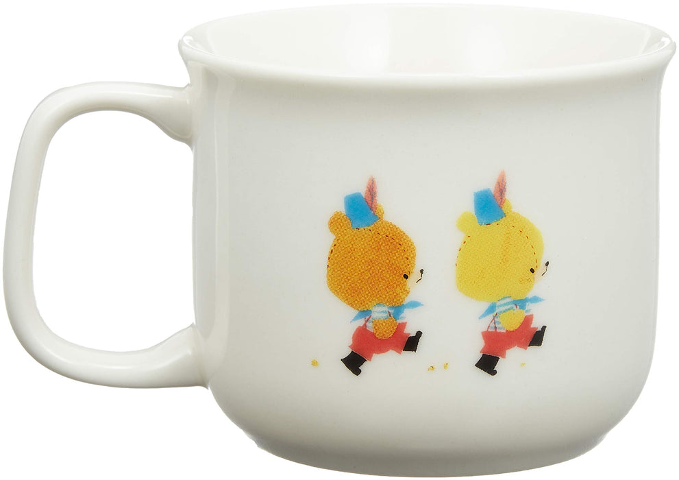 Kanesho Pottery The Bear School Jackie's Little Sister 180ml Children's Mug White-Kiichin - The #1 Place for Japanese Goods in Your Hand!