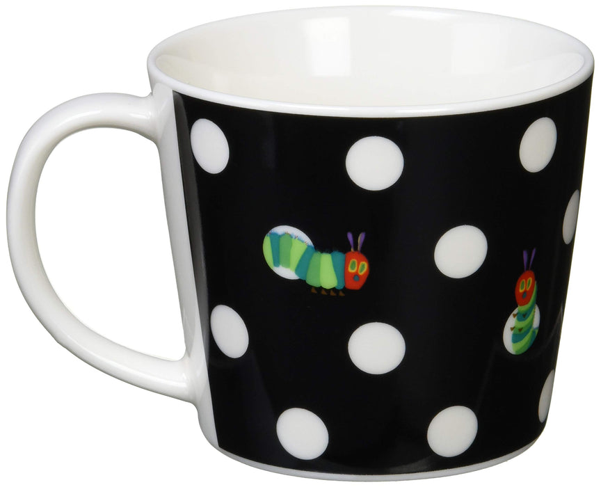 Kanesho Pottery Mug Black 807171 - The Very Hungry Caterpillar Design-Kiichin - The #1 Place for Japanese Goods in Your Hand!