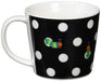 Kanesho Pottery Mug Black 807171 - The Very Hungry Caterpillar Design-Kiichin - The #1 Place for Japanese Goods in Your Hand!