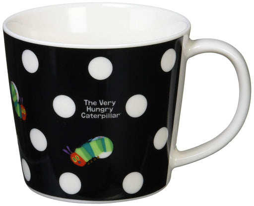 Kanesho Pottery Mug Black 807171 - The Very Hungry Caterpillar Design-Kiichin - The #1 Place for Japanese Goods in Your Hand!