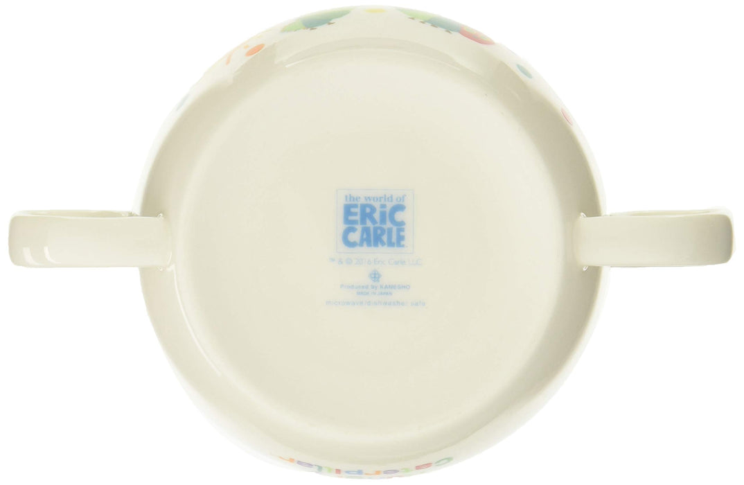 Kanesho Pottery Kids Soup Cup 210ml - The Very Hungry Caterpillar Design-Kiichin - The #1 Place for Japanese Goods in Your Hand!