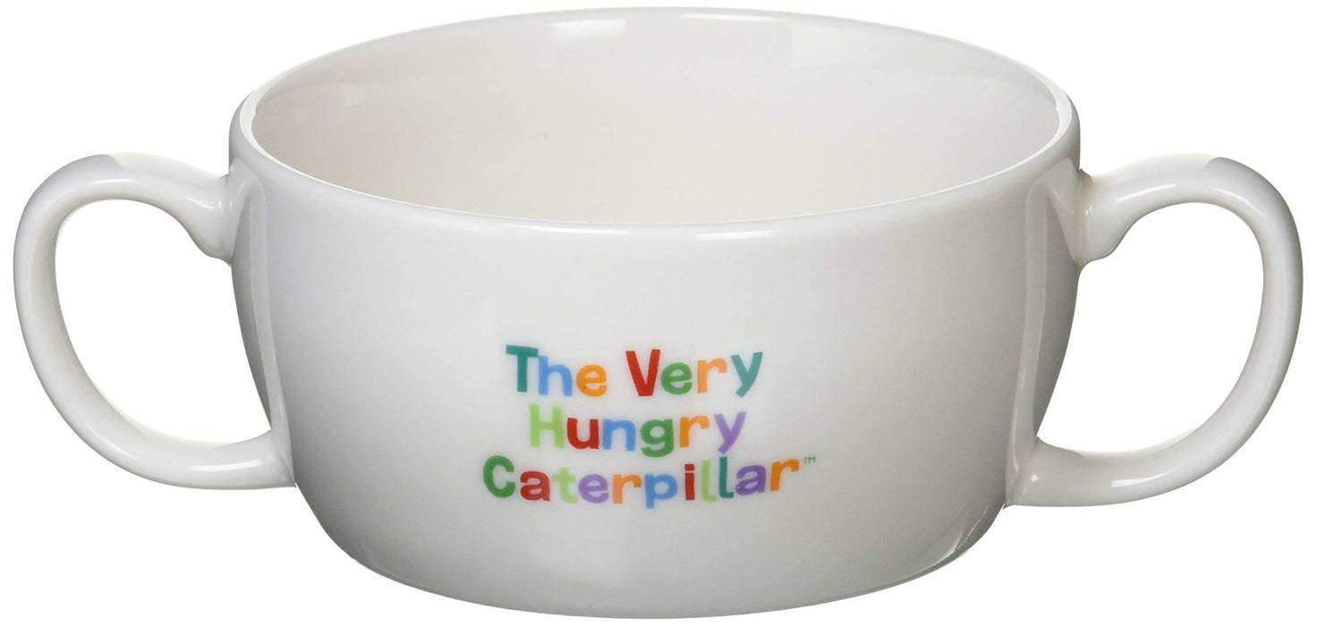 Kanesho Pottery Kids Soup Cup 210ml - The Very Hungry Caterpillar Design-Kiichin - The #1 Place for Japanese Goods in Your Hand!