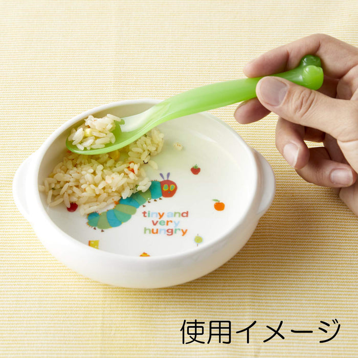 Kanesho Pottery Hungry Caterpillar Kids Bowl 10.5cm Microwave Safe-Kiichin - The #1 Place for Japanese Goods in Your Hand!