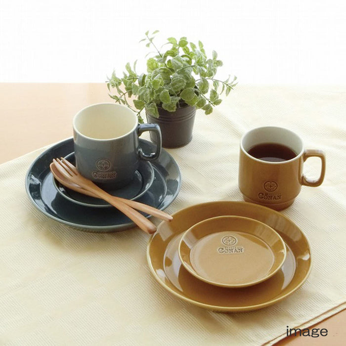 Kanesho Pottery Detective Conan Plate 14cm Blue Scope Pattern 034155-Kiichin - The #1 Place for Japanese Goods in Your Hand!