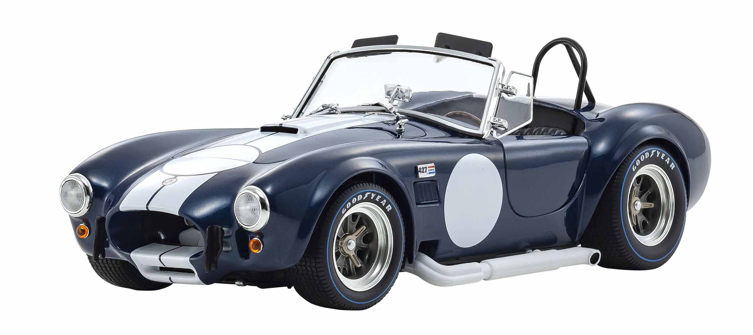 京商 1:18 SHELBY COBRA 427 S/C NO.08047R Kyosho Shelby Cobra 427 S/C 1/18 Ks08047Dbl Dark Blue