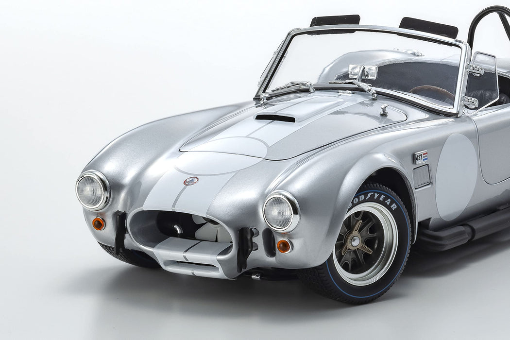 Kyosho Shelby Cobra 427 S/C 1/18 銀色 Ks08047S