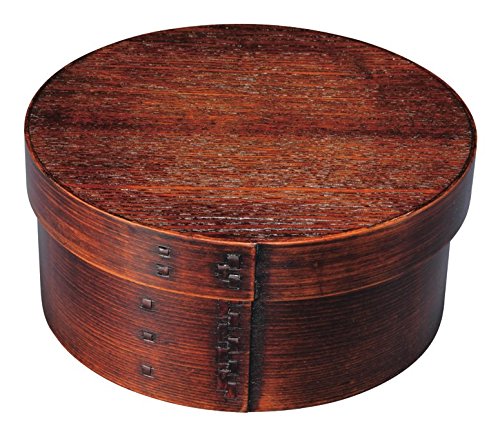 Yamaya Lacquerware Shop Large Wooden Bent Wood Rice Container Box