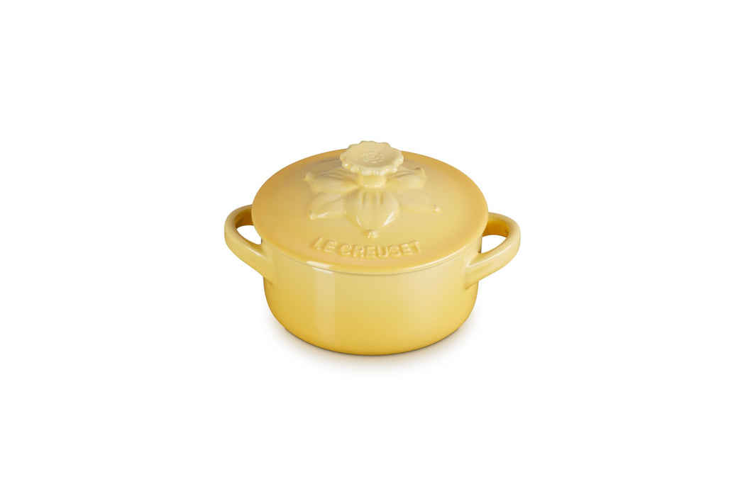 Le Creuset Mini Cocotte Chamomile Design Microwave and Oven Safe Japan