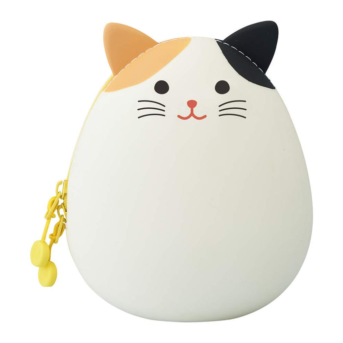 Lihit Lab Egg Pouch Big Mikeneko A7783-7 - Compact Storage Solution-Kiichin - The #1 Place for Japanese Goods in Your Hand!