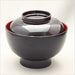 Karin Lacquerware Zoni Bowl With Lid Black Red Echizen 13Cm Made in Japan-Kiichin - The #1 Place for Japanese Goods in Your Hand!