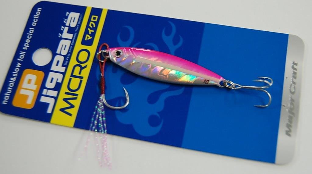 Major Craft Jigpara Micro 10G 發光粉紅魚餌